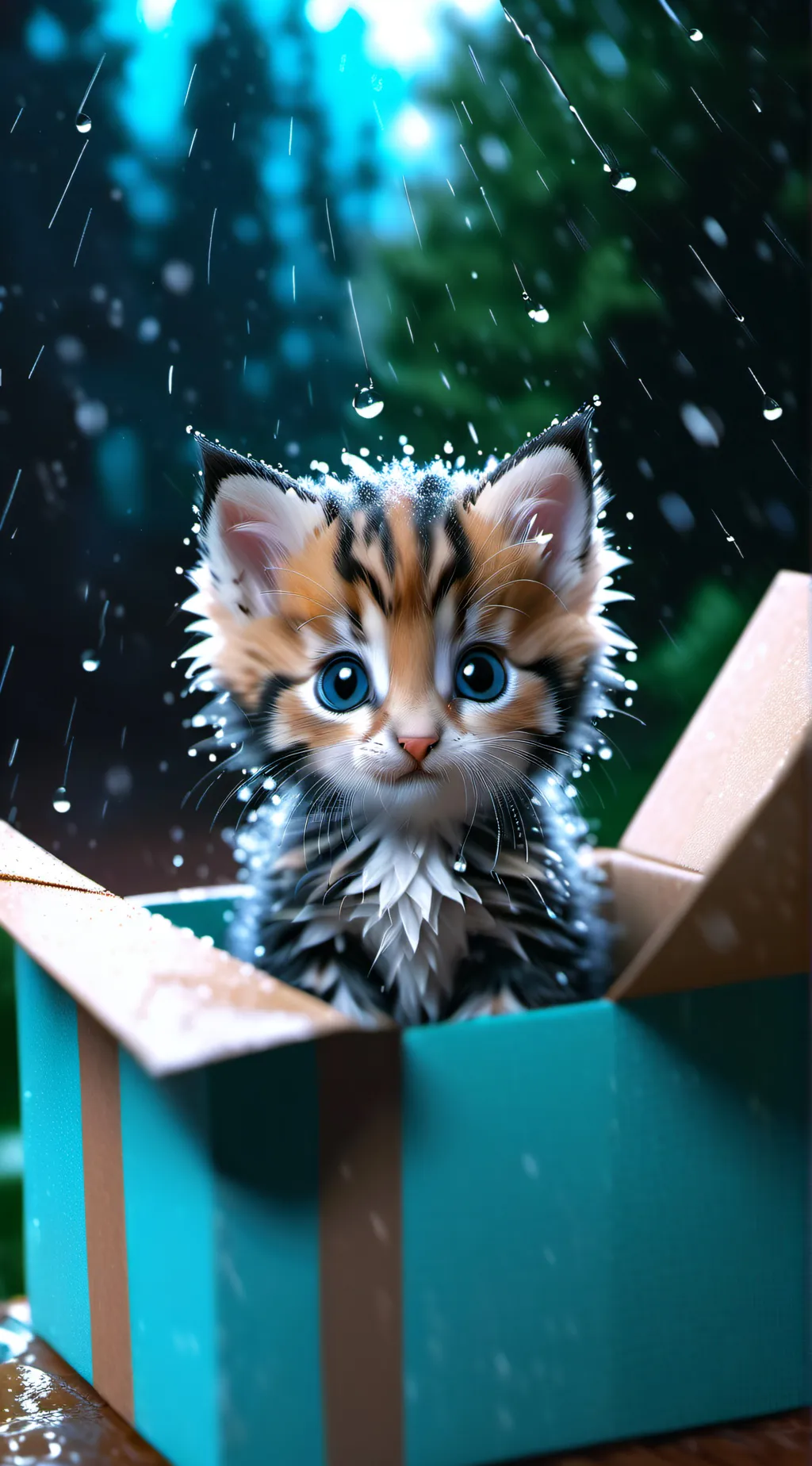 ai character: Cutie pie  background