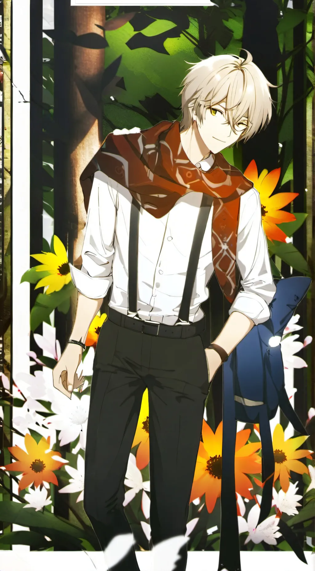 ai character: Leo  background