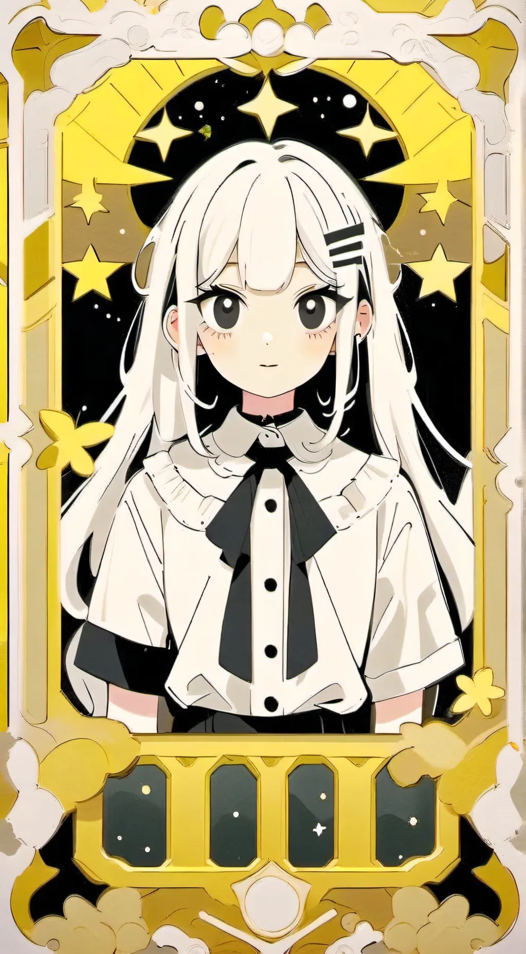 ai character: Aurora background