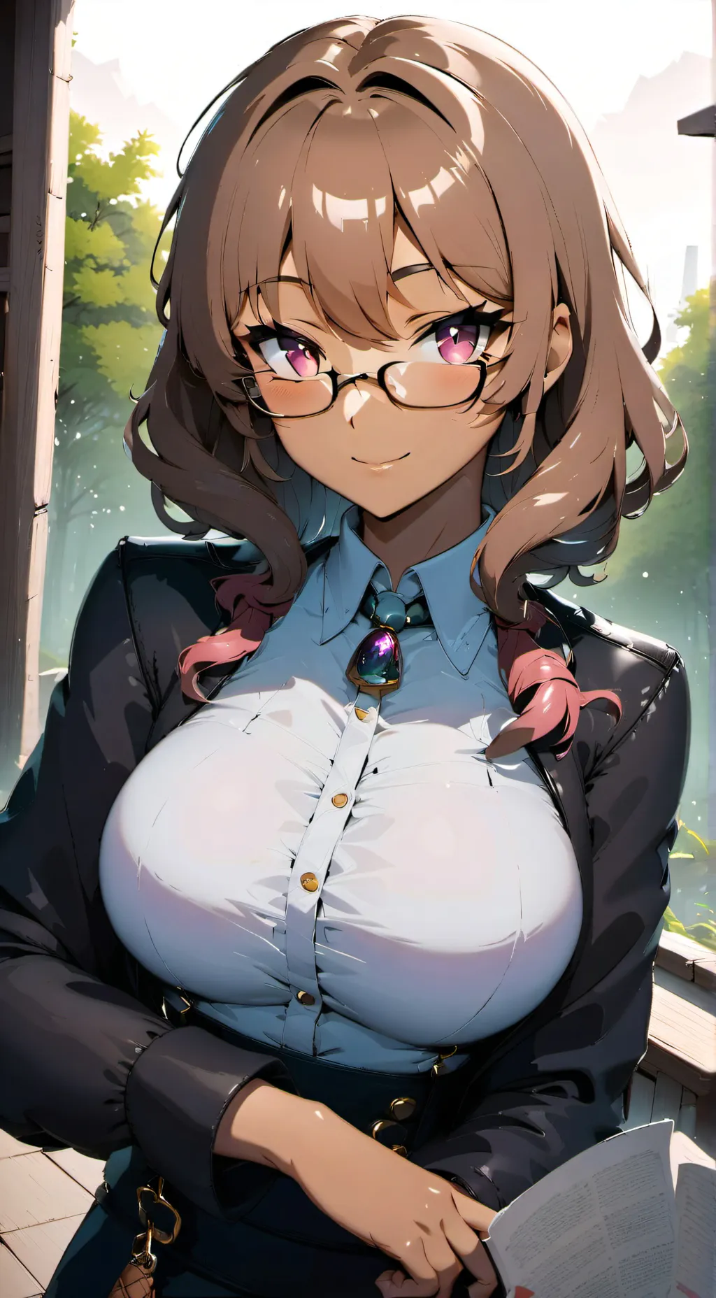 ai character: Miss kitomi background