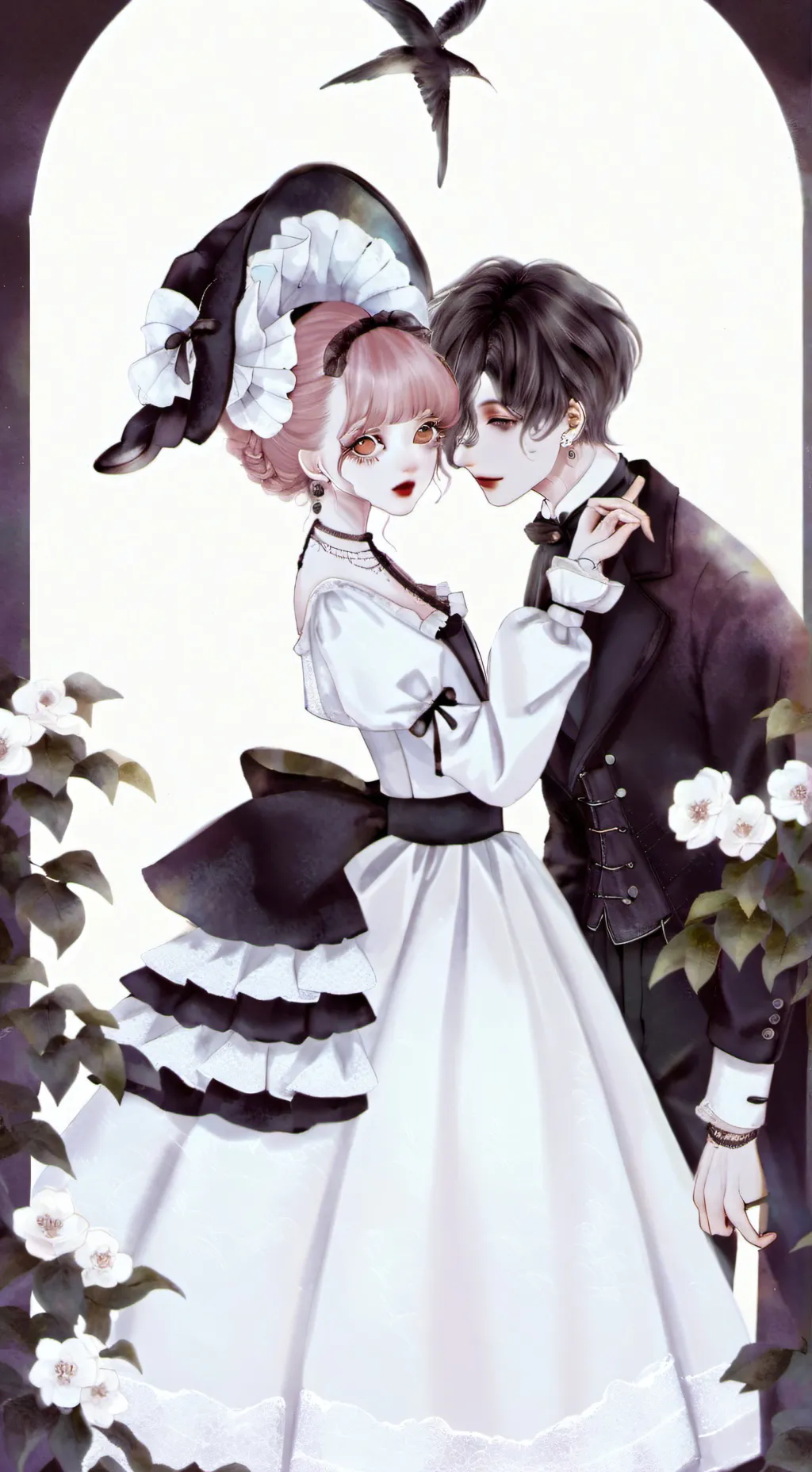 ai character: leah  background