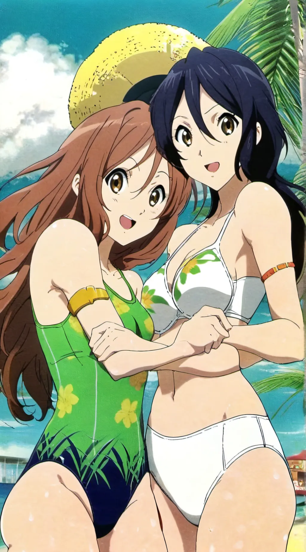 ai character: Matilda & Violet background