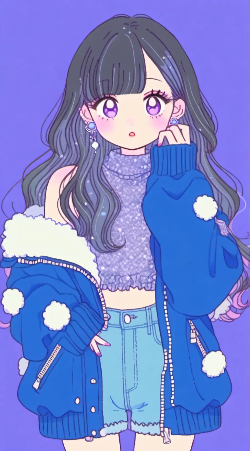 ai character: luna background