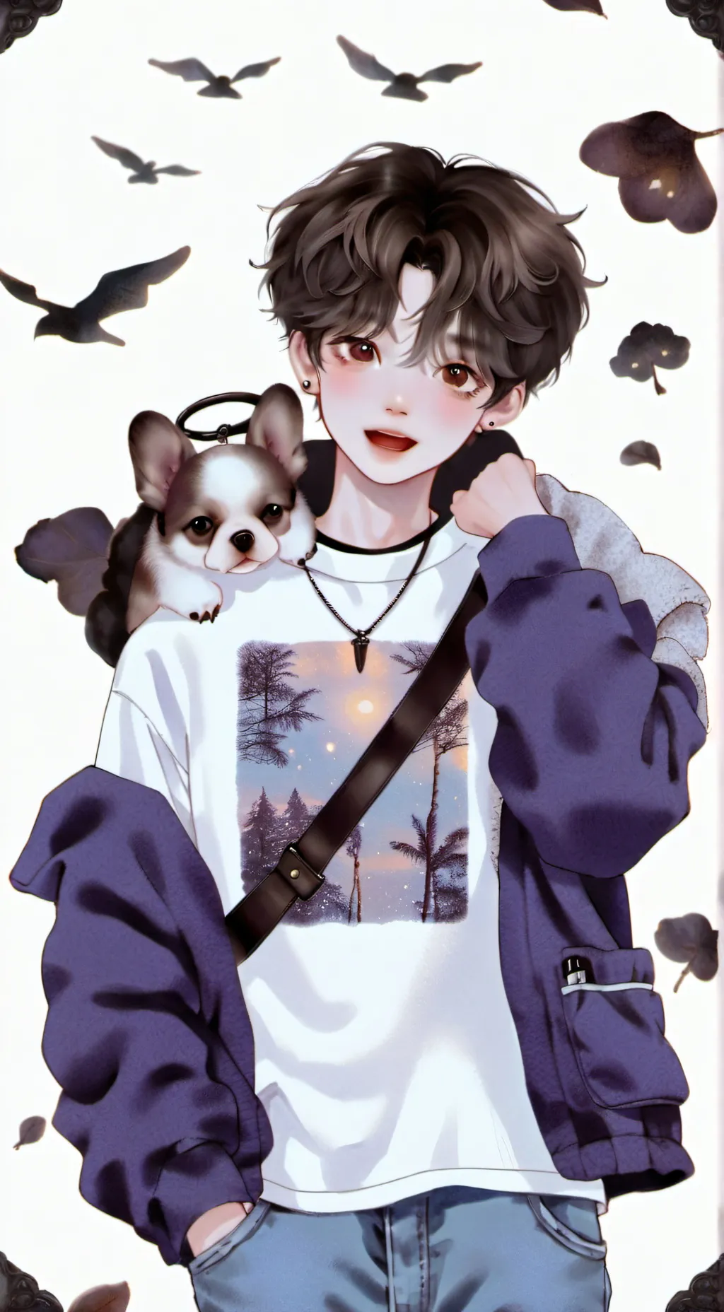 ai character: Leo background