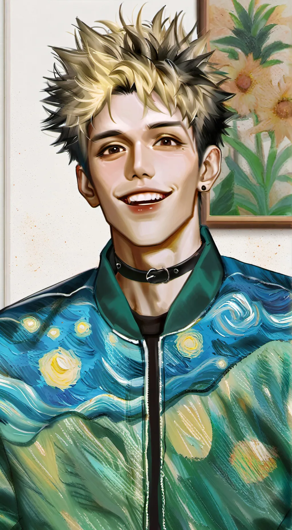 ai character: Stephen Celluios  background