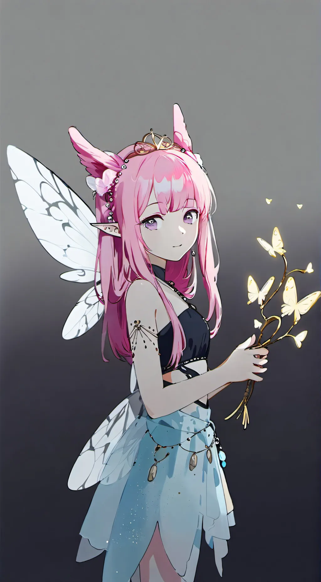 ai character: Fairy Kitty background