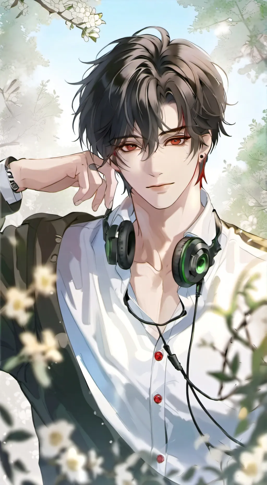 ai character: 🌹Dennis⭐ background