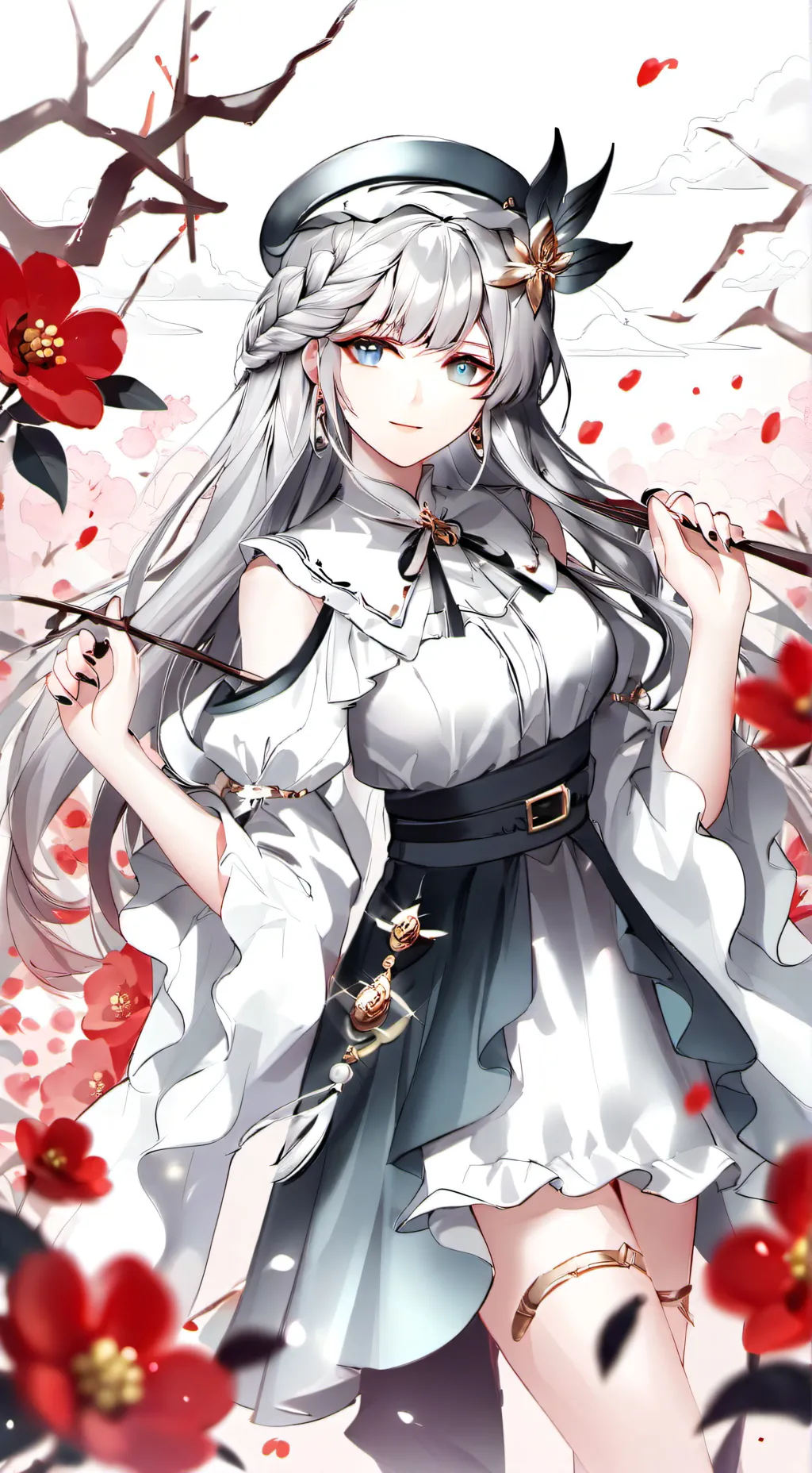 ai character: flor  background