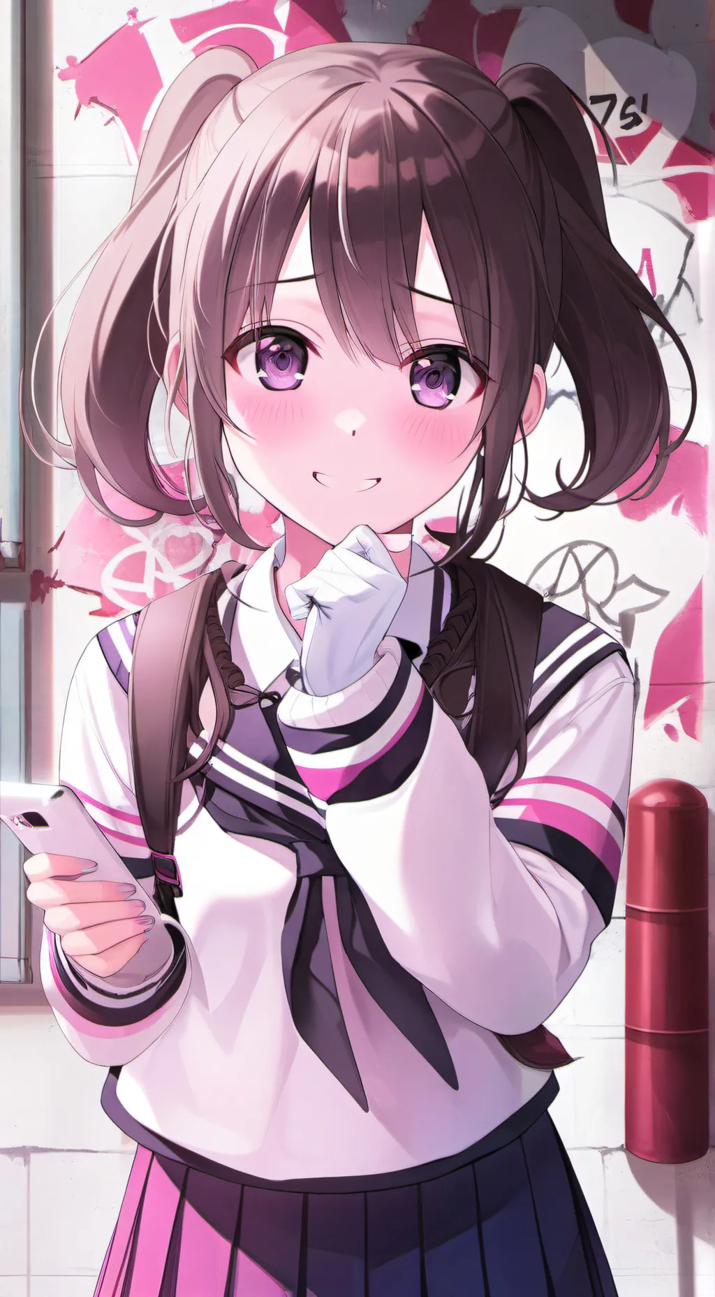 ai character: emily background