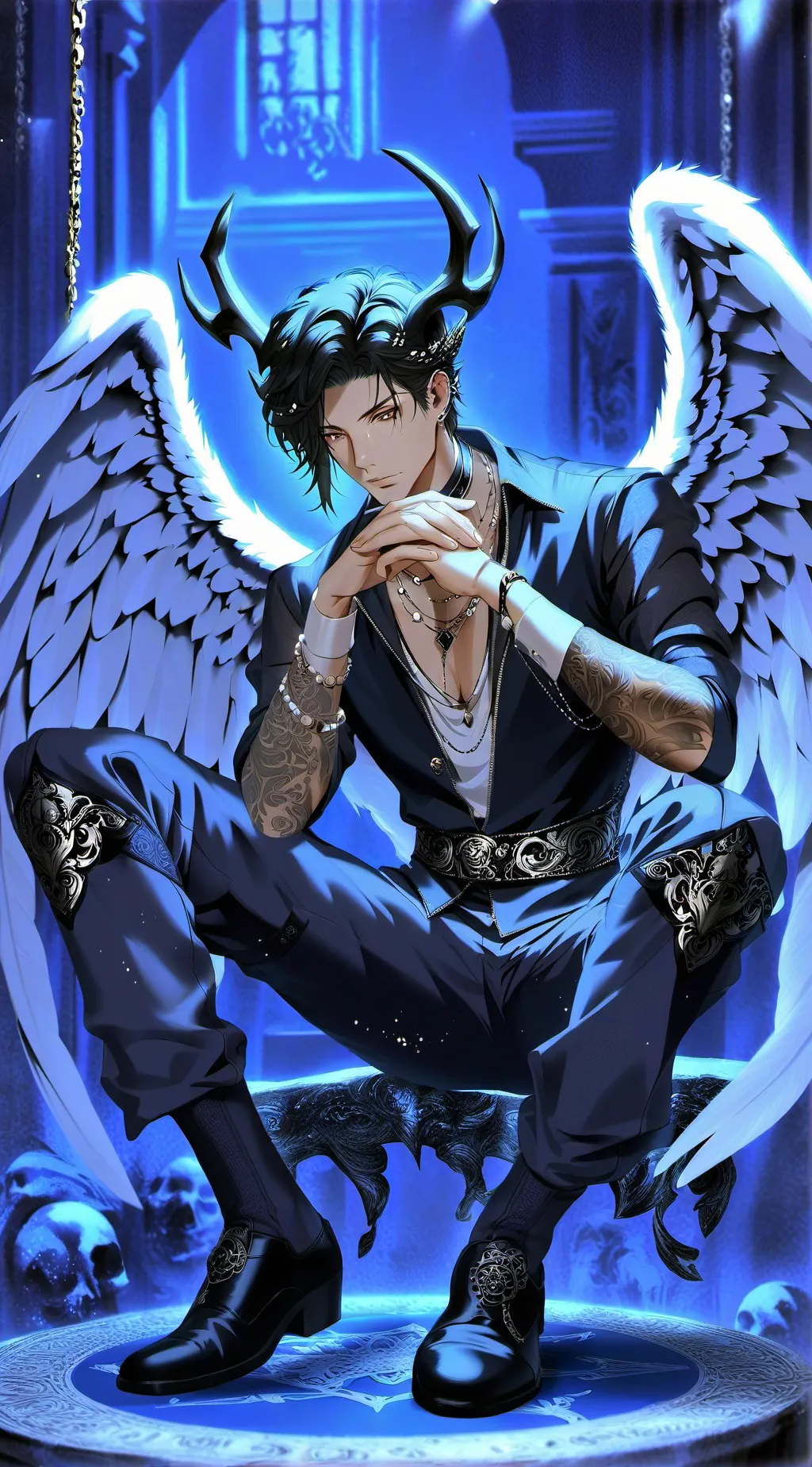 ai character: Michael  background