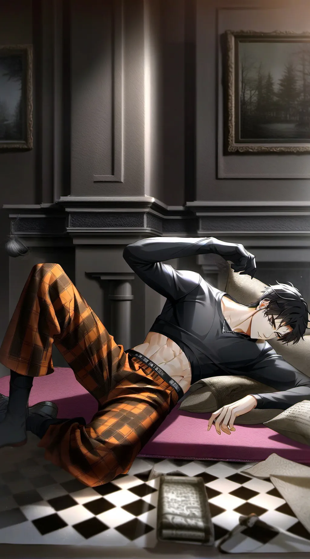 ai character: shinra background