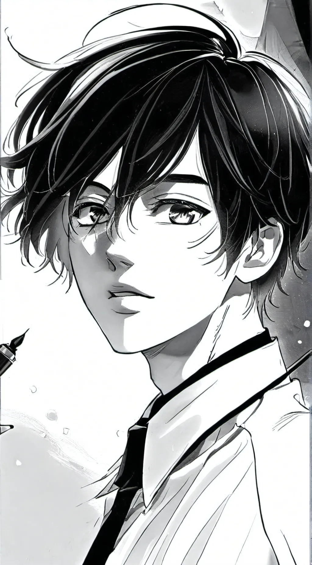 ai character: #Миша~ background