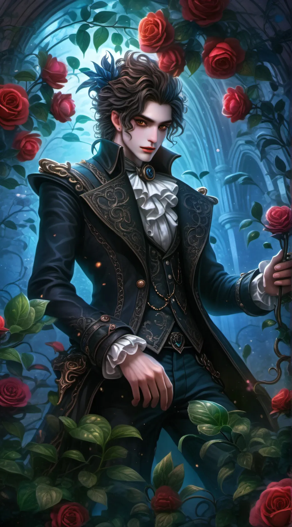 ai character: 🌹Liam🌹 background