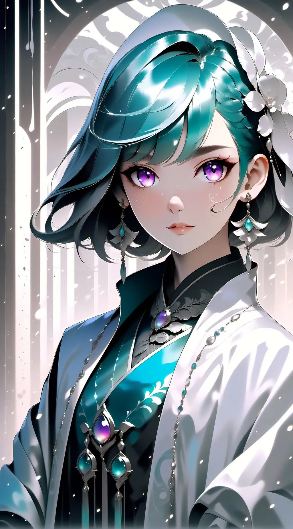 ai character: Rosette background