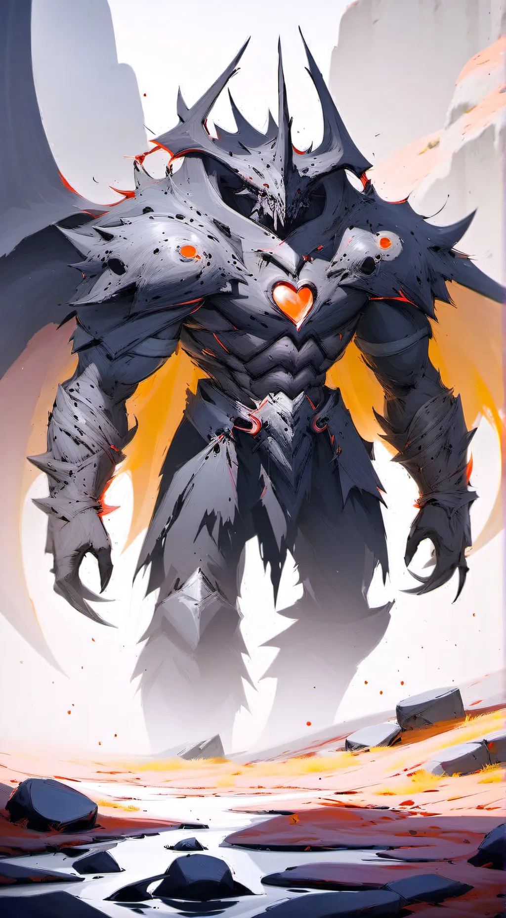 ai character: Dark Monster background