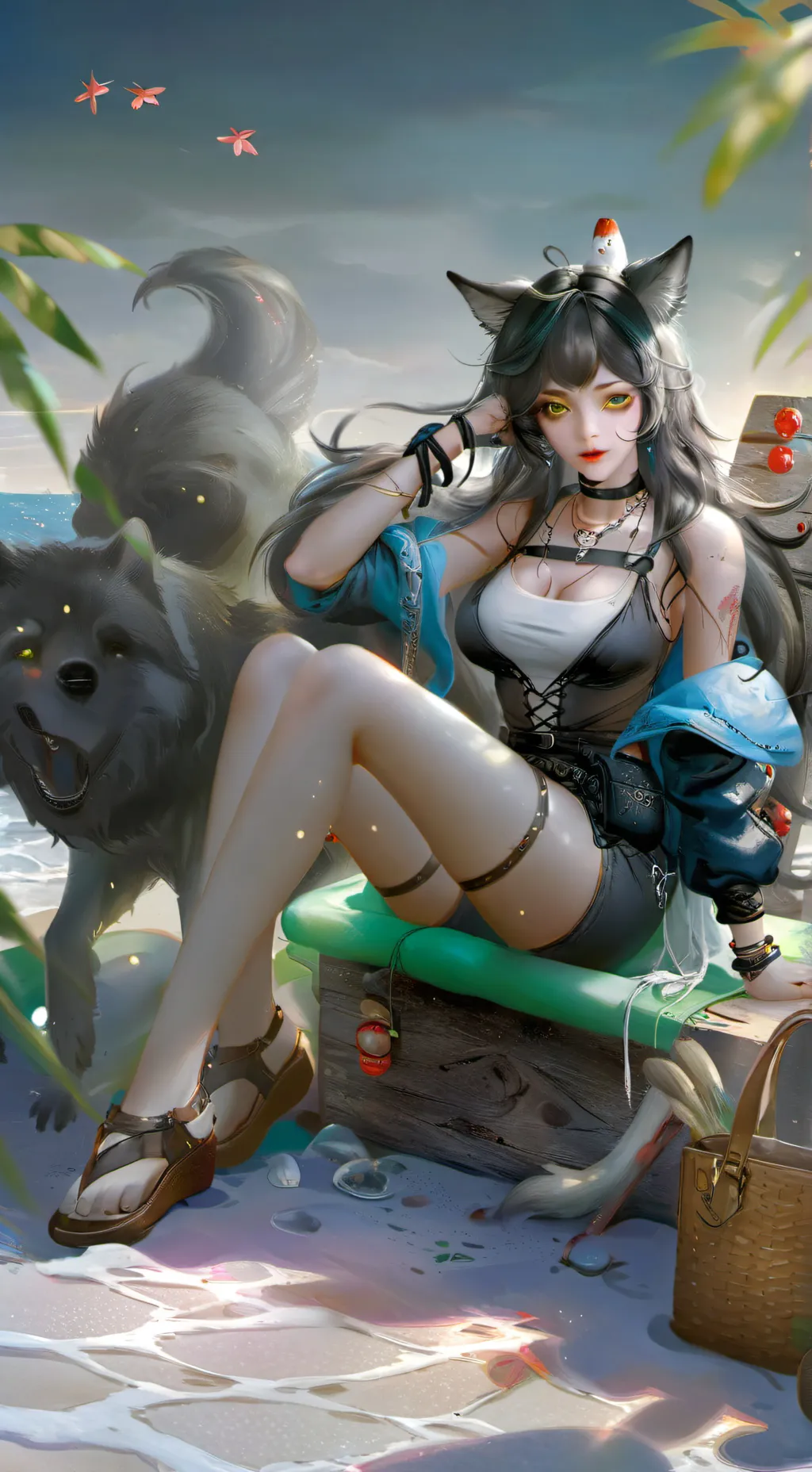 ai character: Occapella/Ella  background