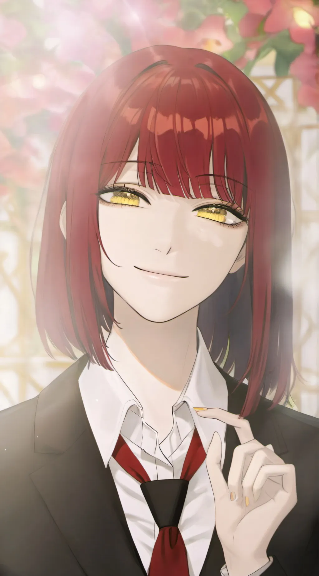 ai character: Benedetta  background