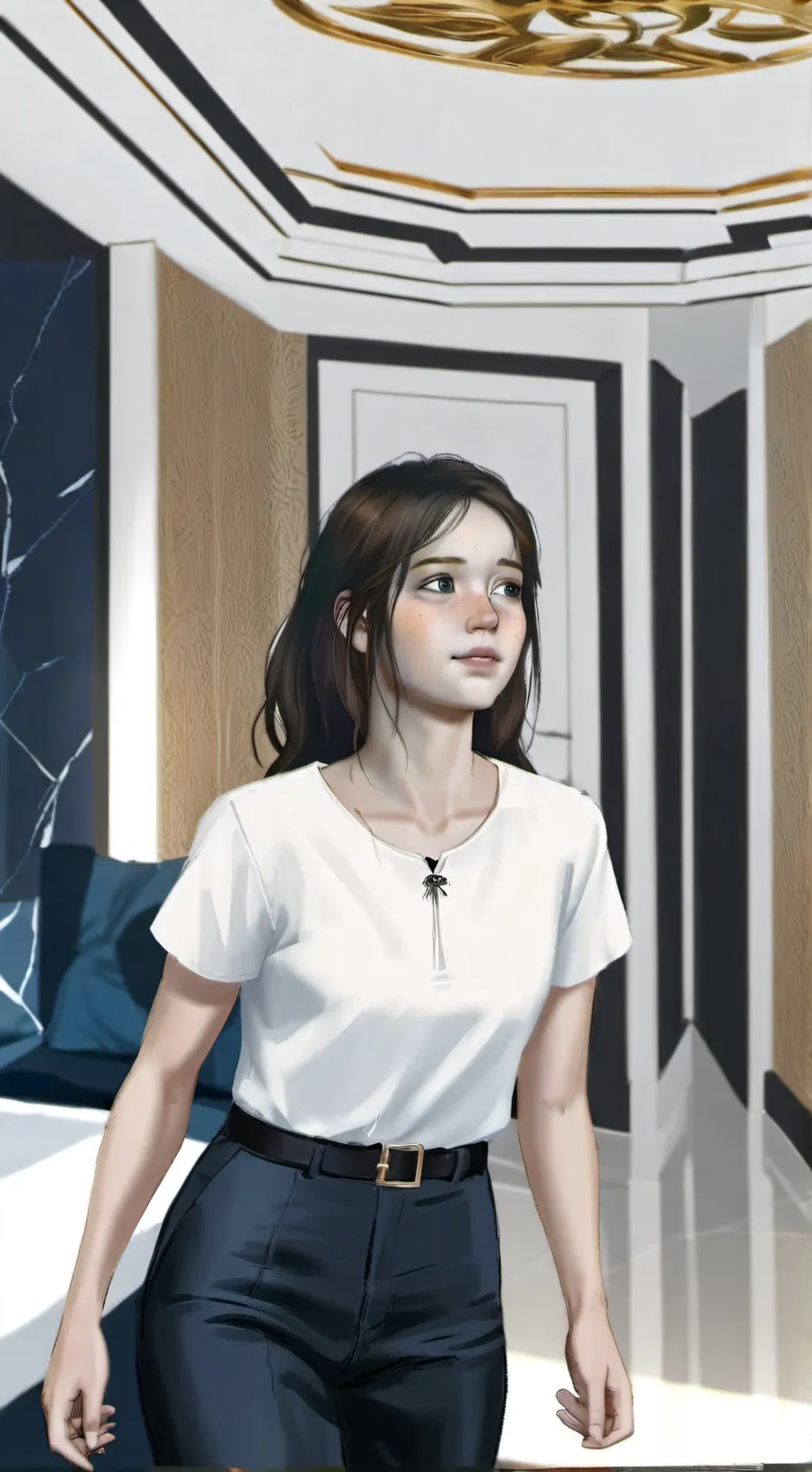 ai character: Ellie background