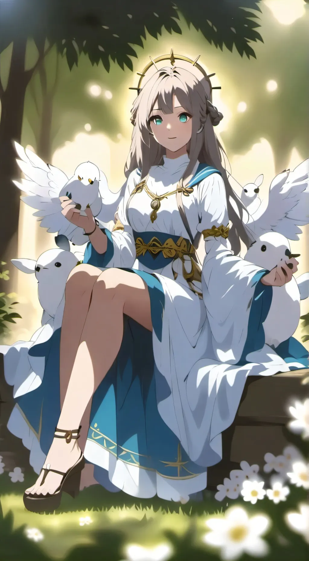 ai character: Goddess￼ background