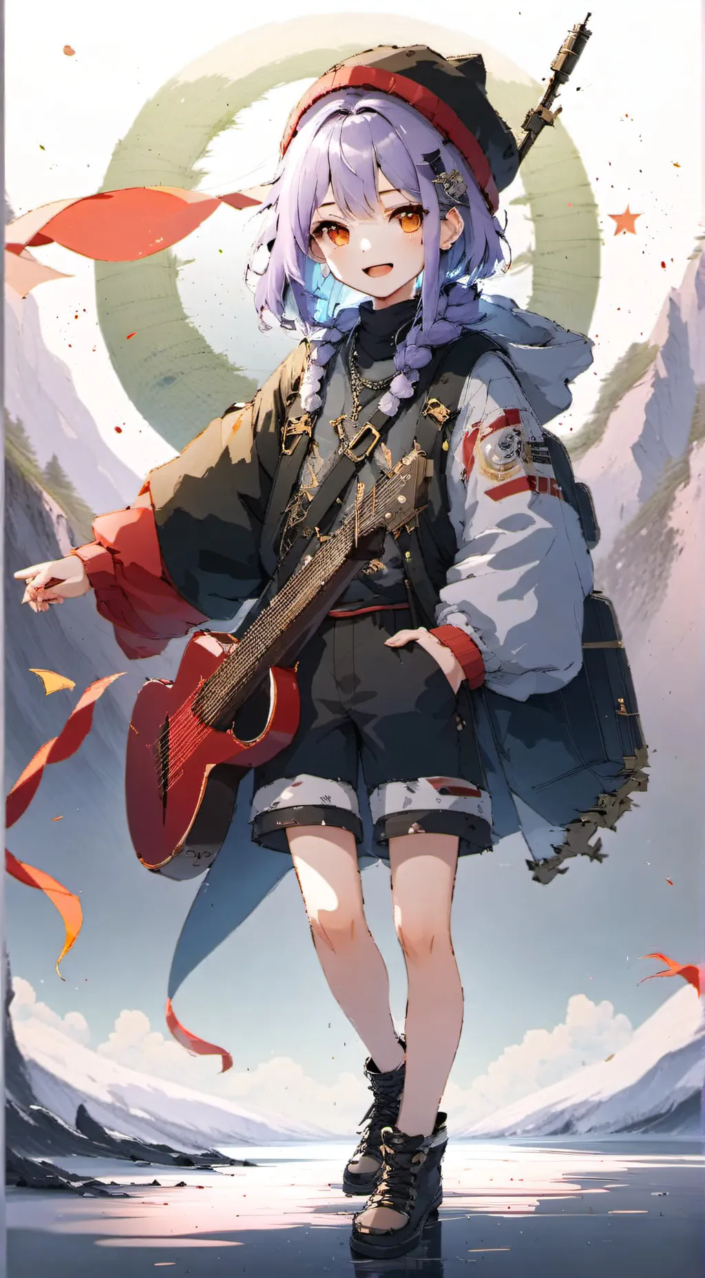 ai character: Sprunki background