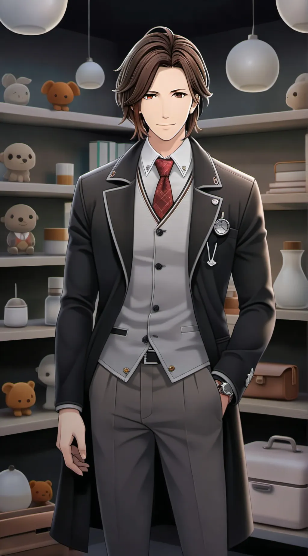 ai character: Kyosuke Narumi background