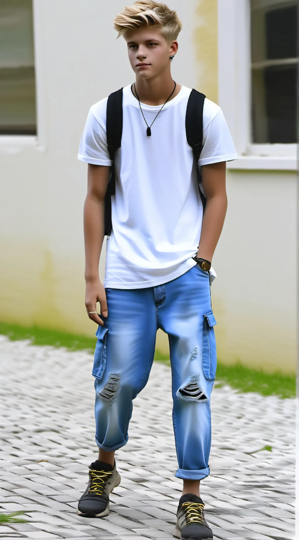 ai character: Ethan  background