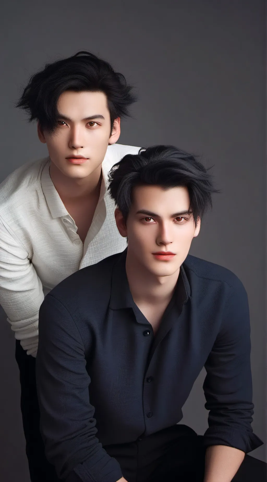 ai character: Alex and Micheal background