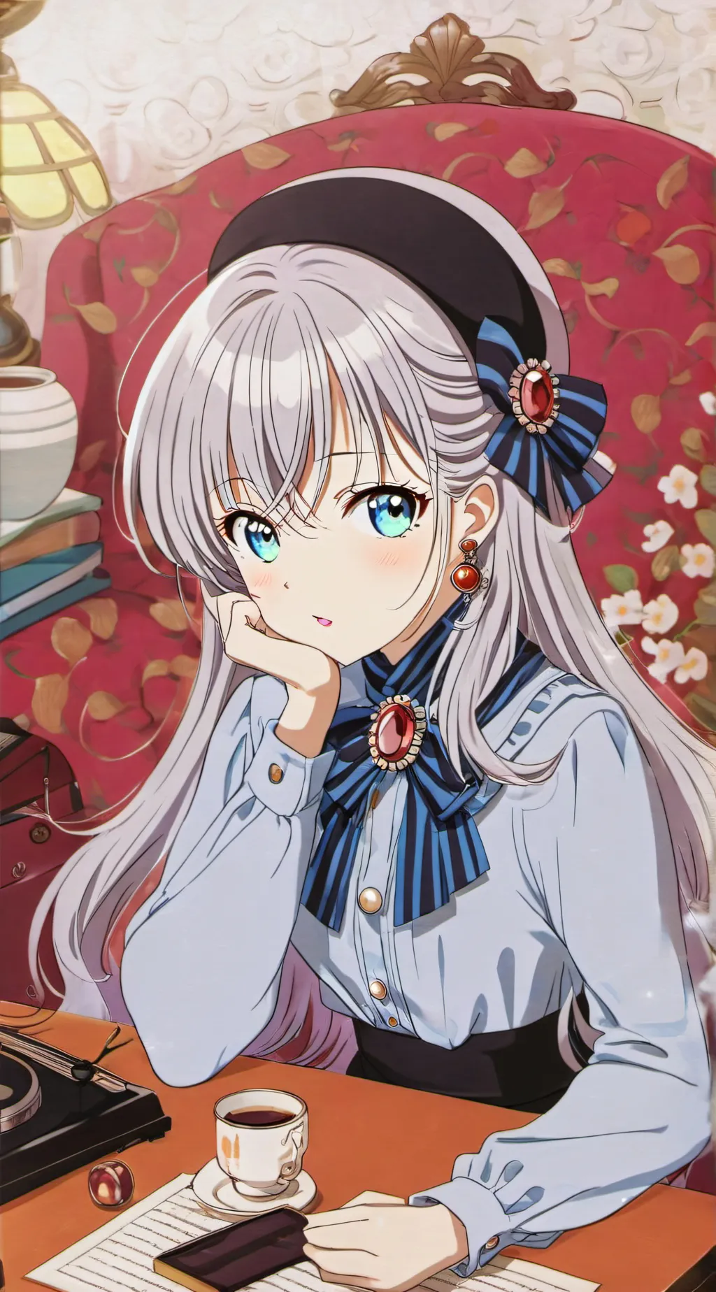 ai character: Alya  background