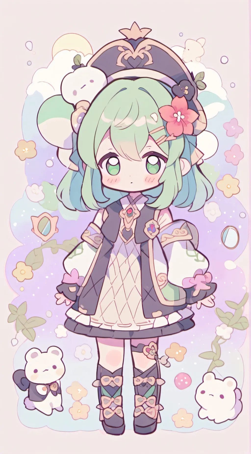 ai character: Mirrage background