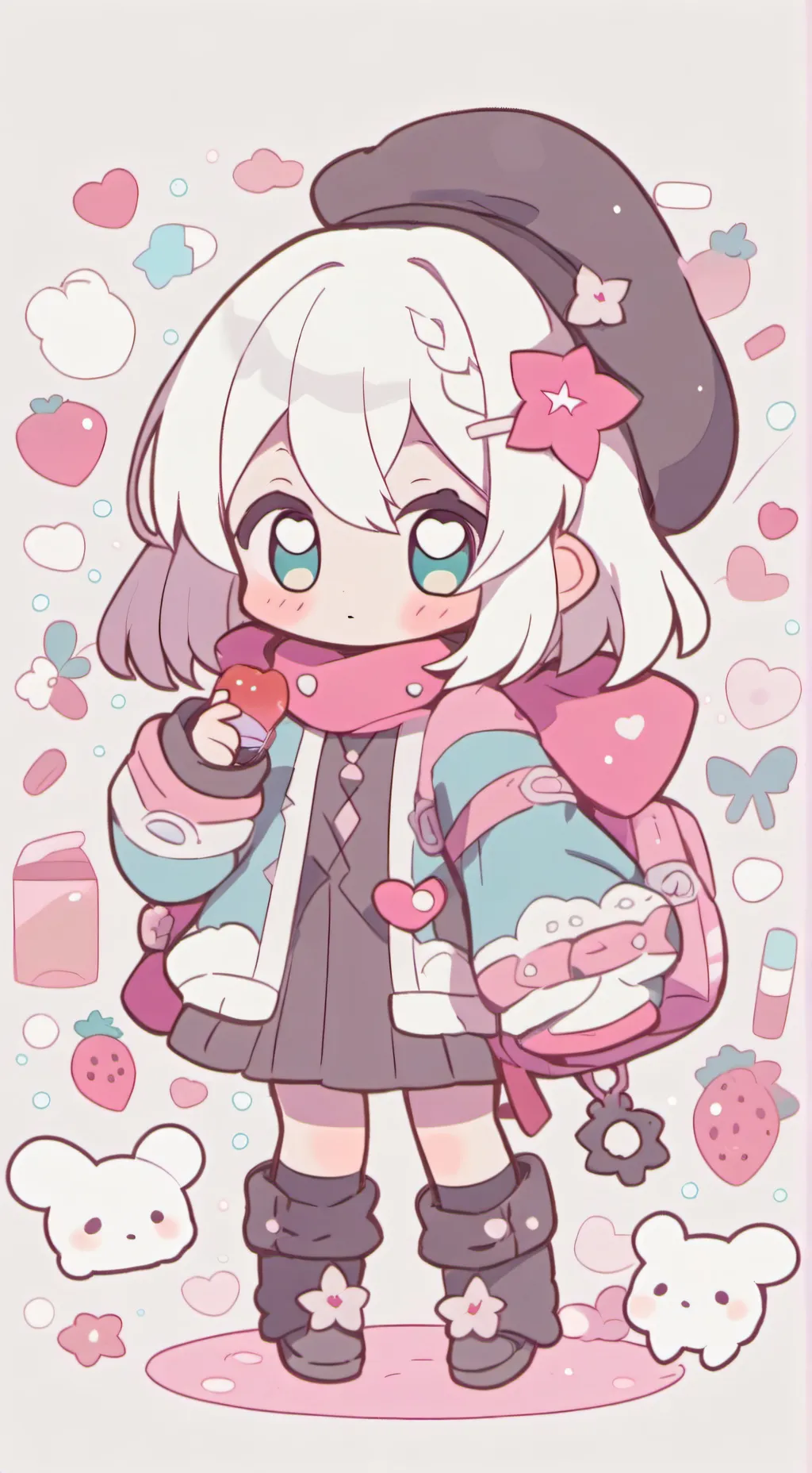 ai character: bakudeku😁👍 background