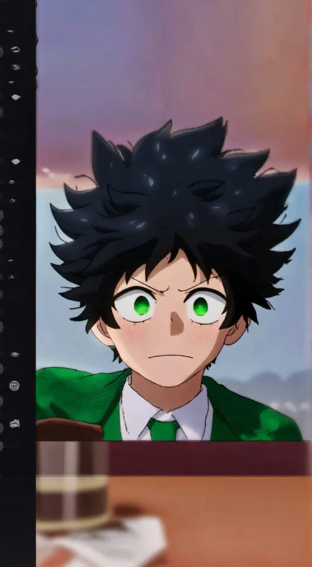 ai character: academia navidad  background