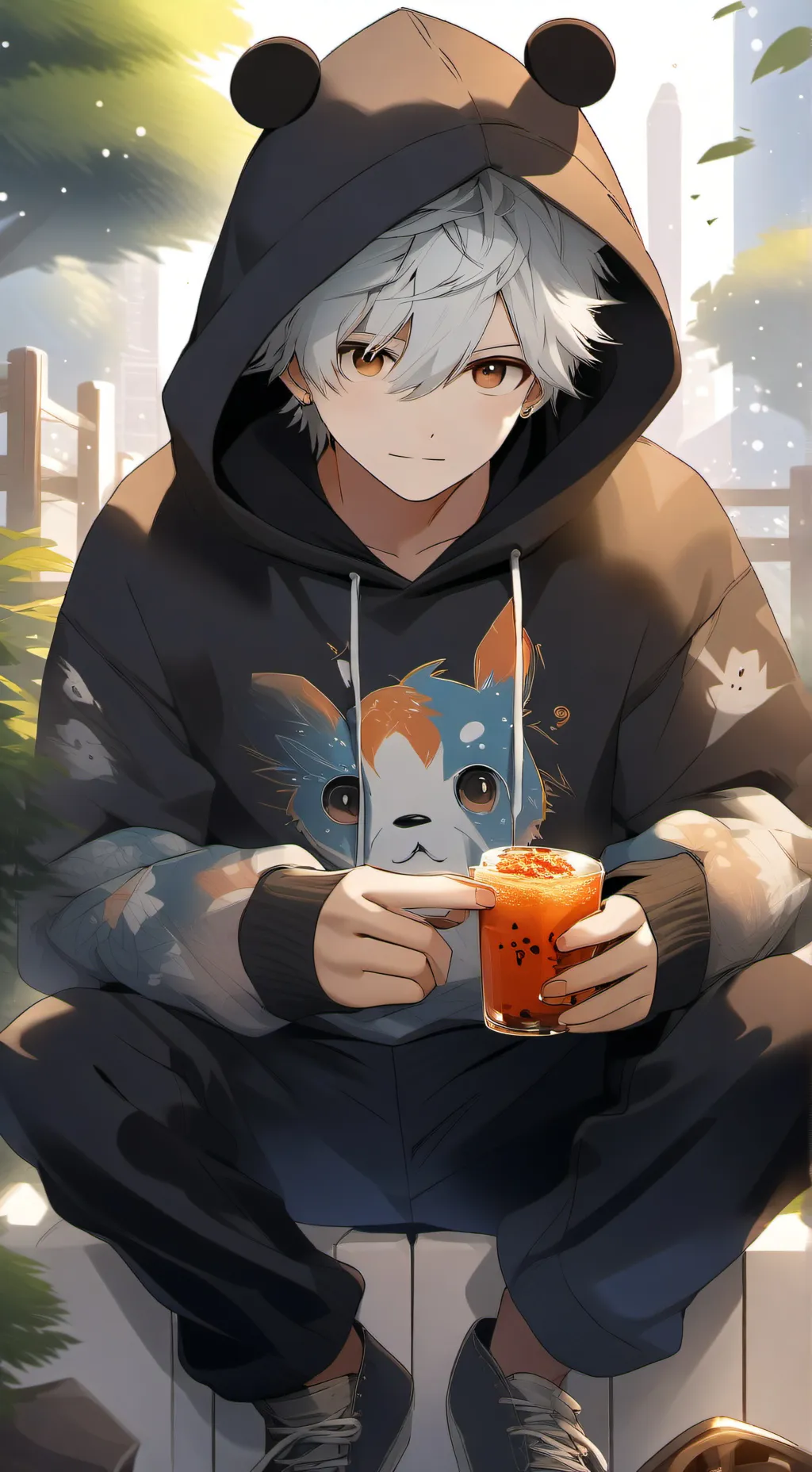 ai character: Alexander  background