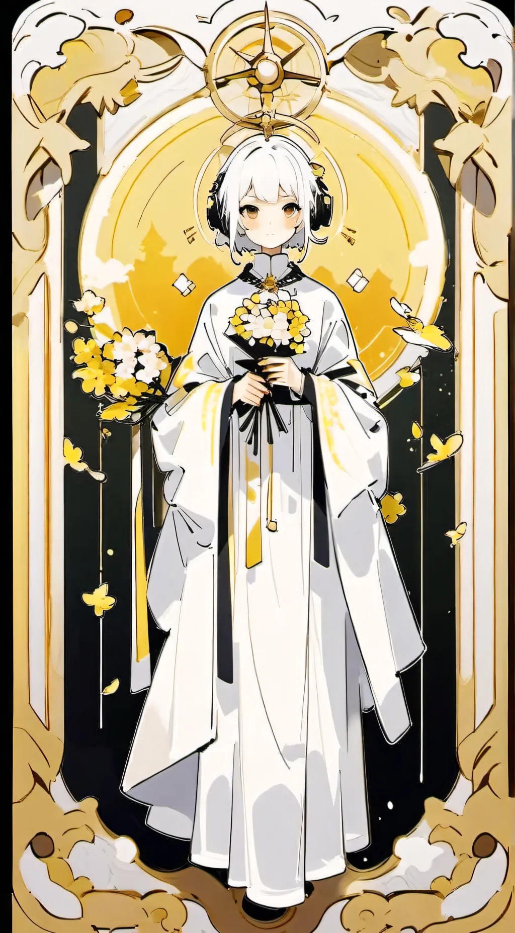 ai character: Нина  background