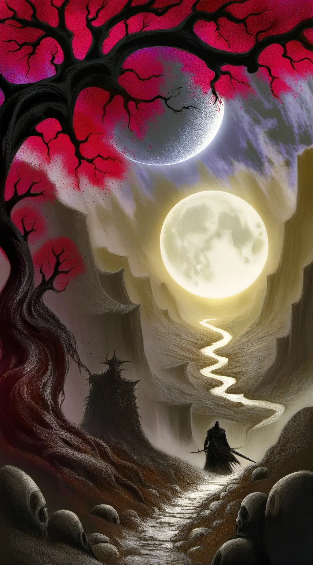 ai character: The eternal void background