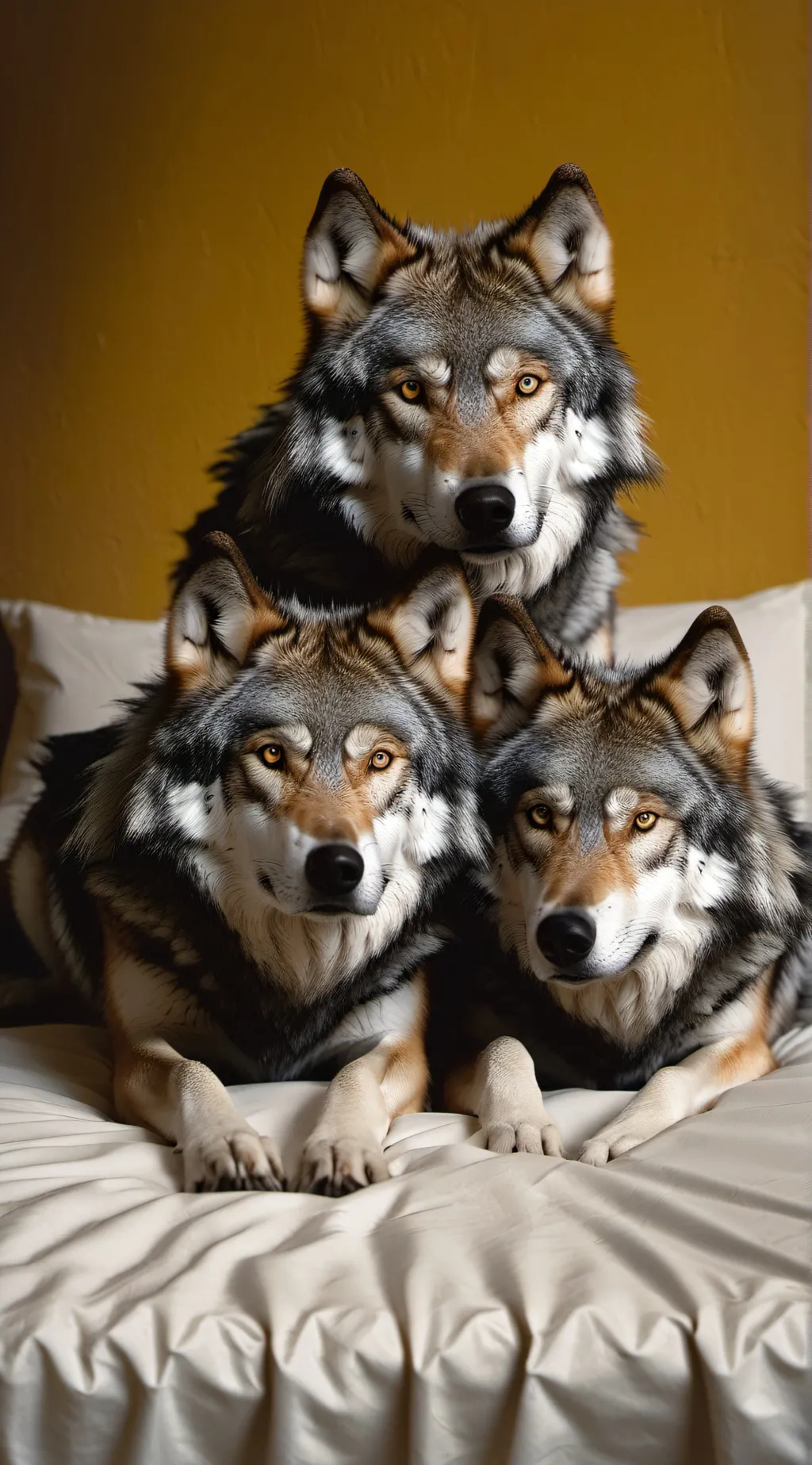 ai character: fursuit twins  background