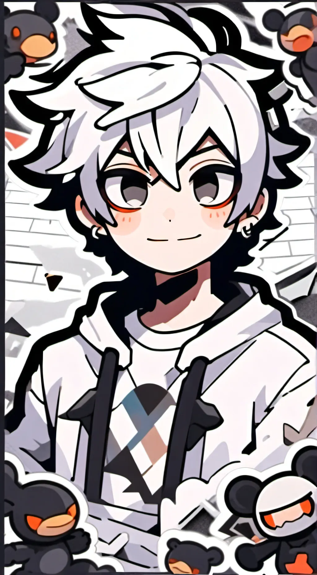 ai character: edgar🖤🖤 background