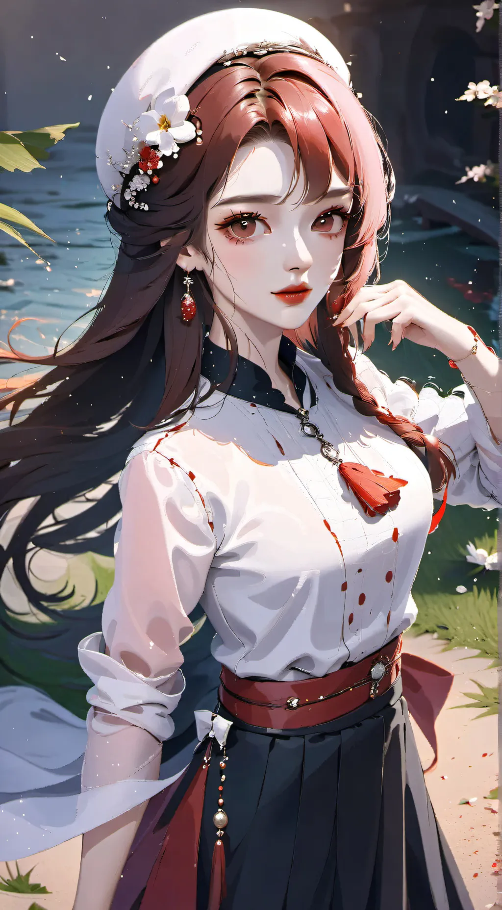 ai character: Míriam  background