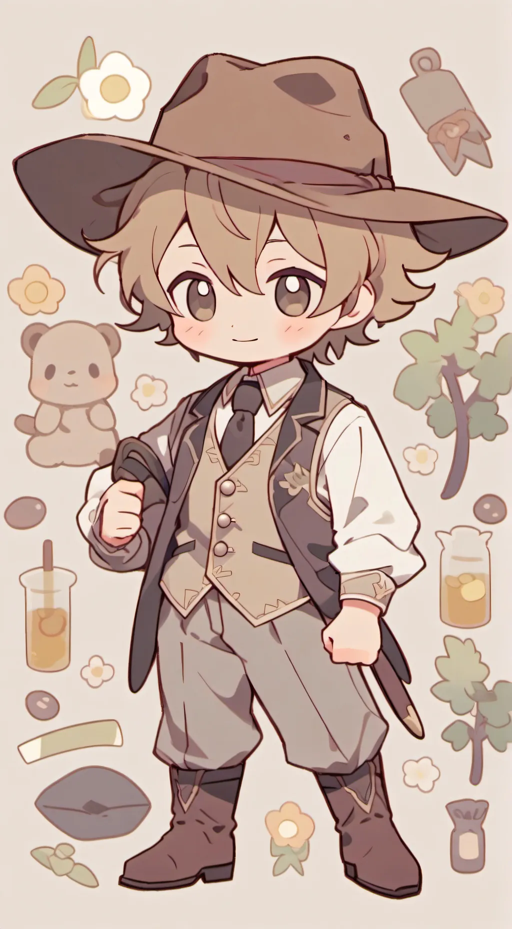 ai character: tunner  background