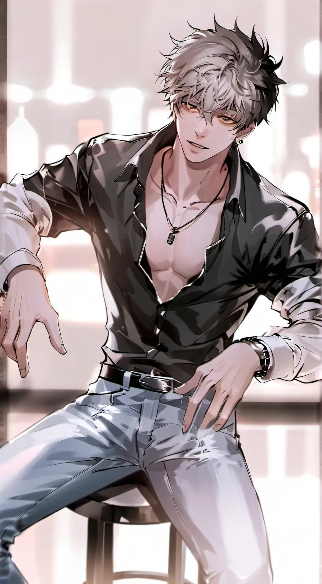 ai character: Jumin Han  background