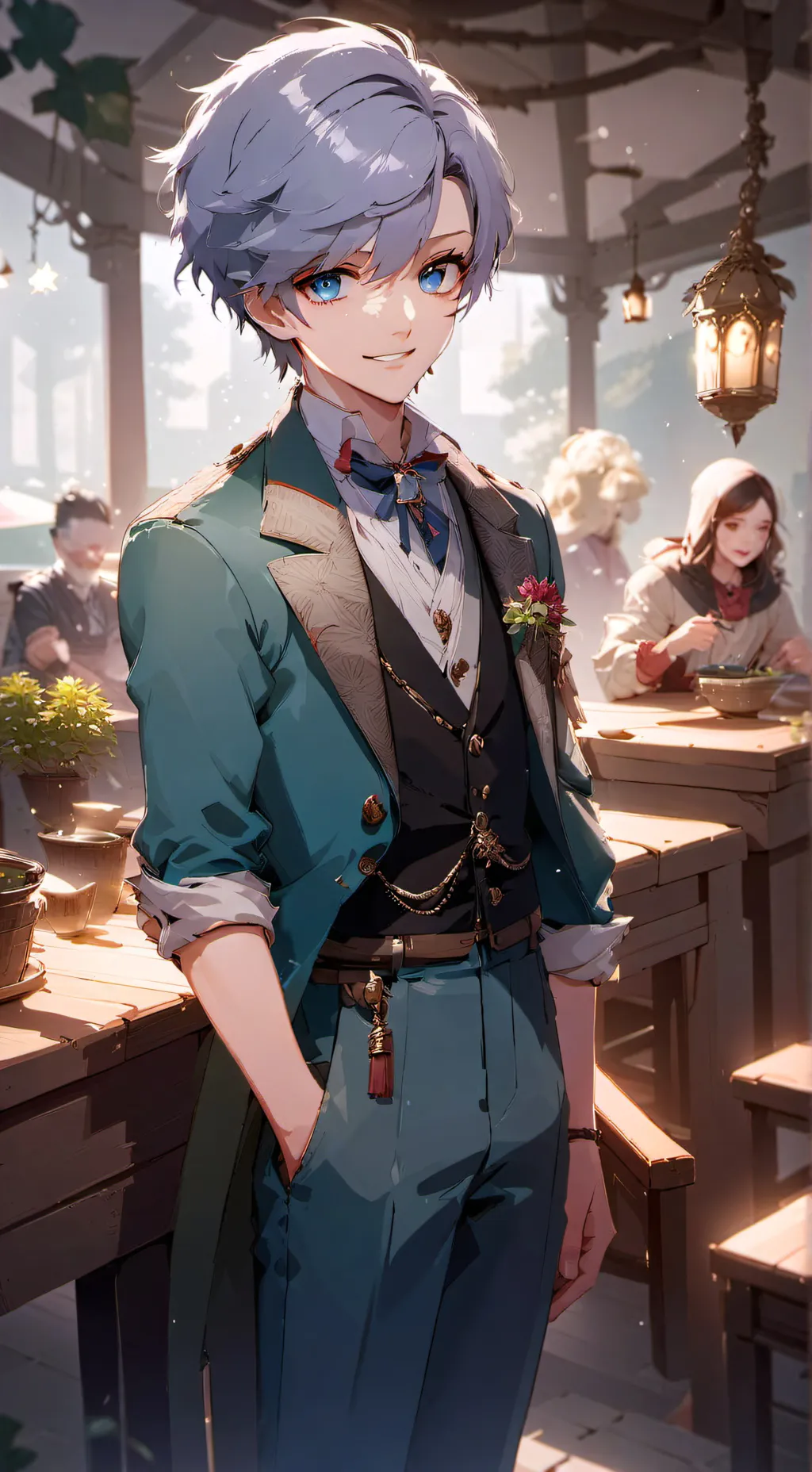 ai character: Aun background