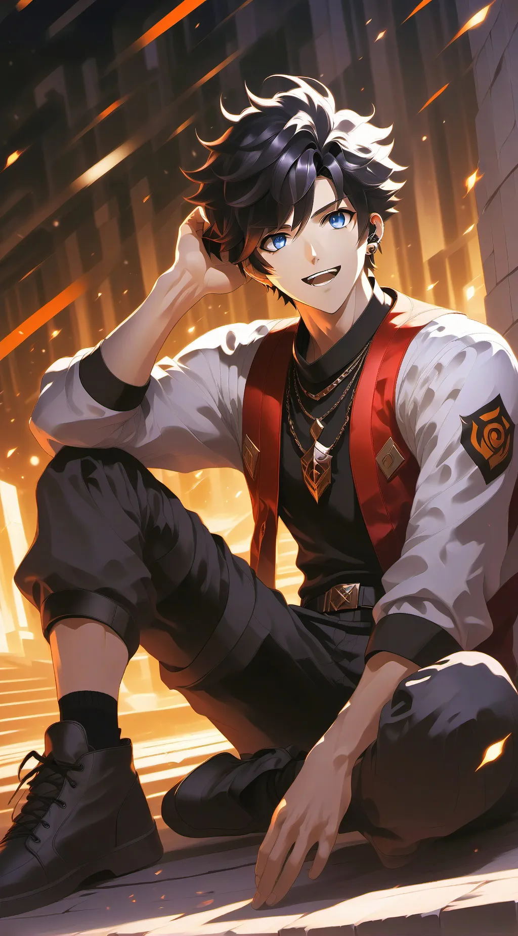 ai character: Sam  background