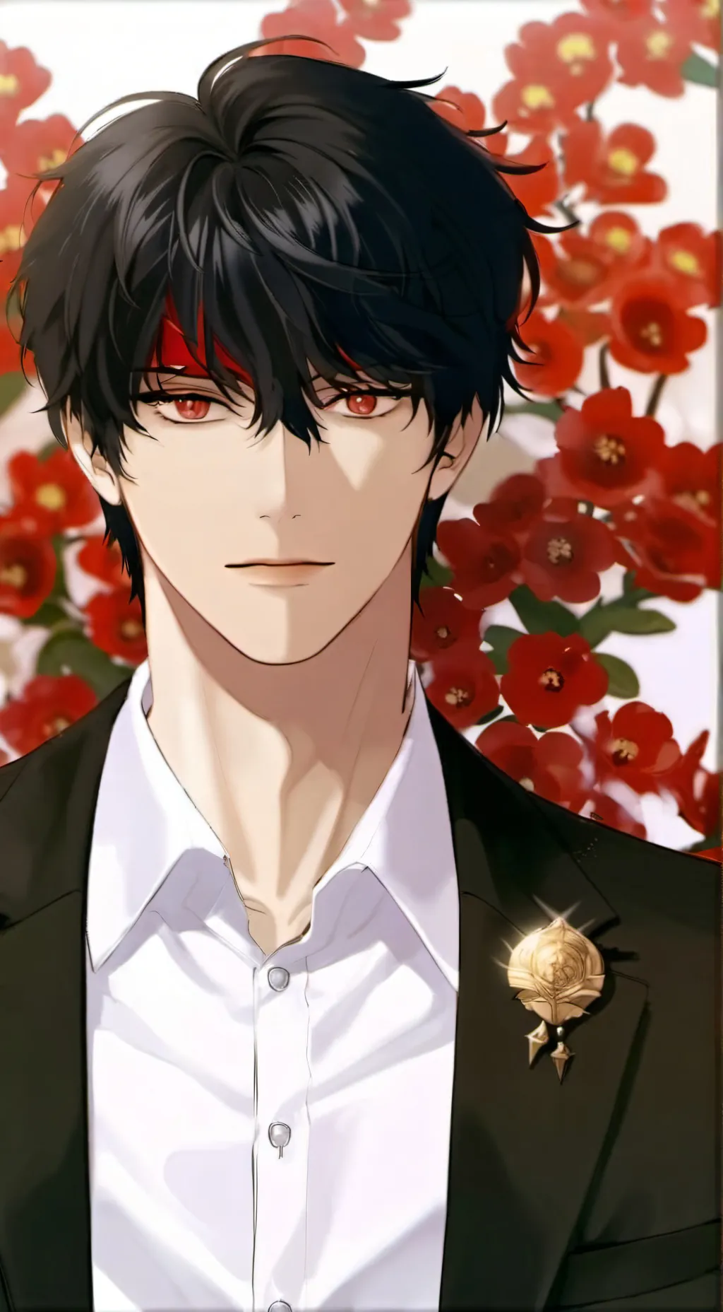 ai character: Koi background