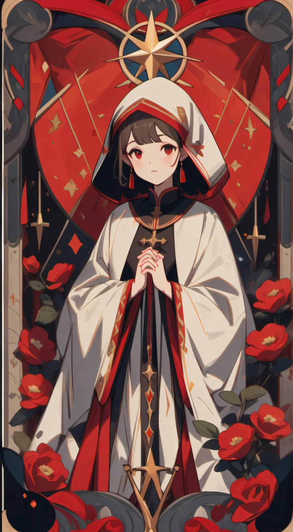 ai character: sexy girl background