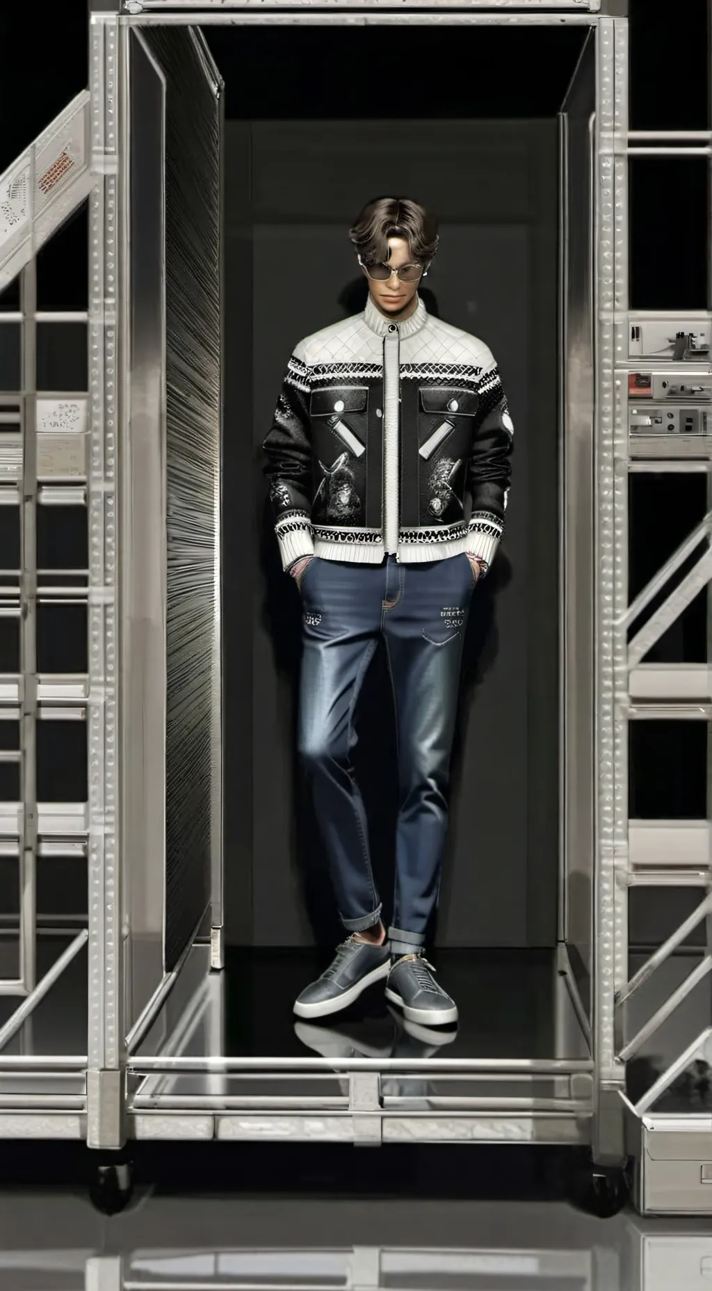 ai character: elevator love  background