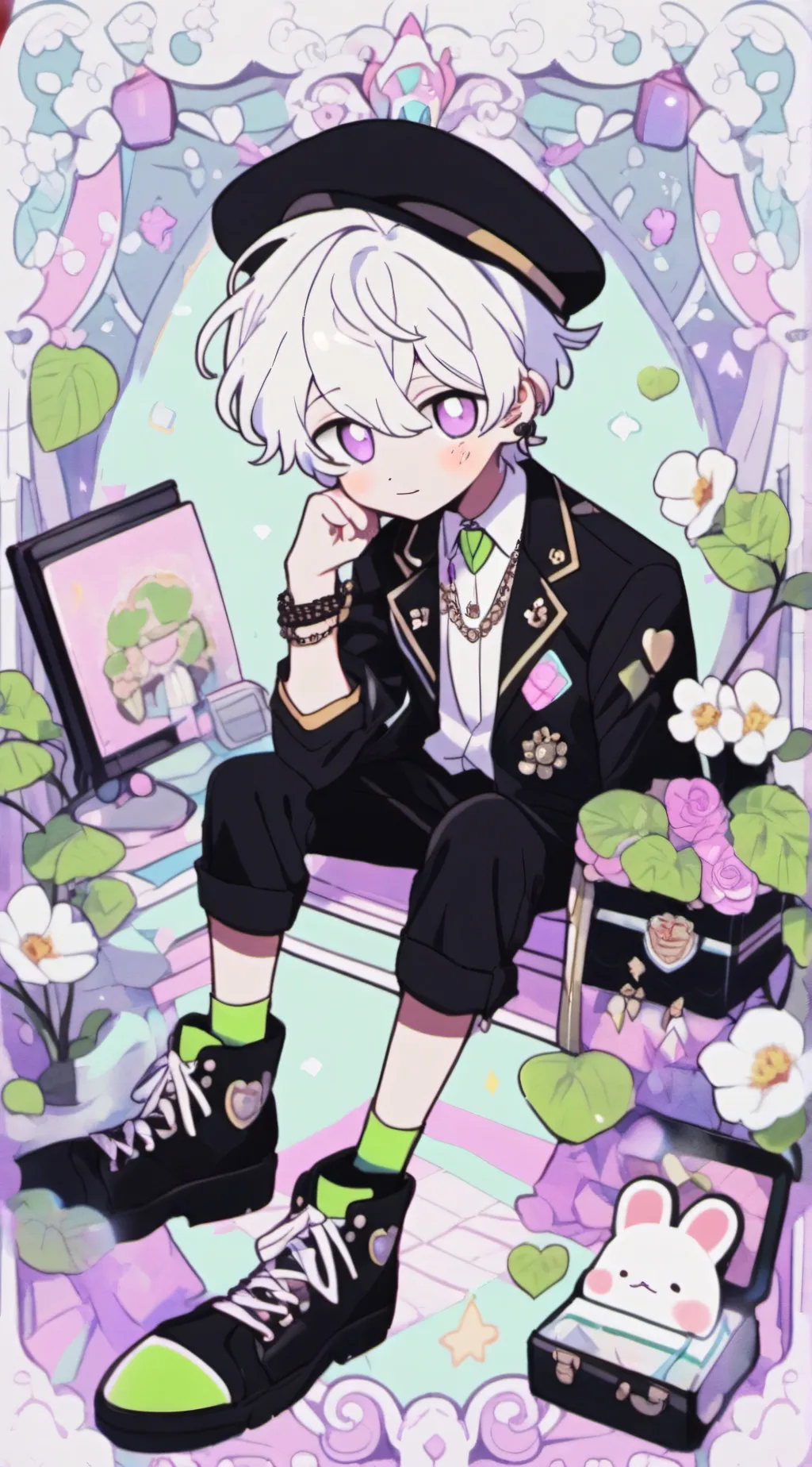 ai character: Gregory X evan background