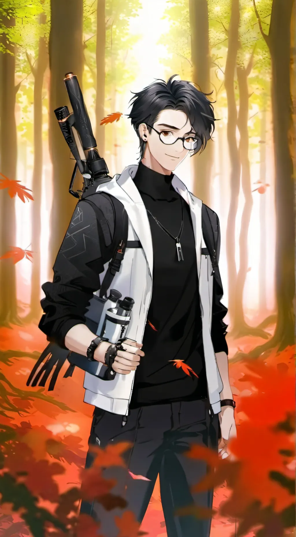 ai character: Alpha background