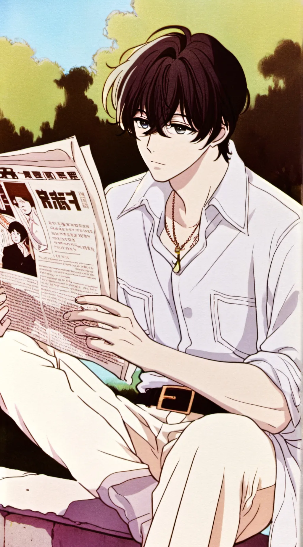 ai character: Leo background