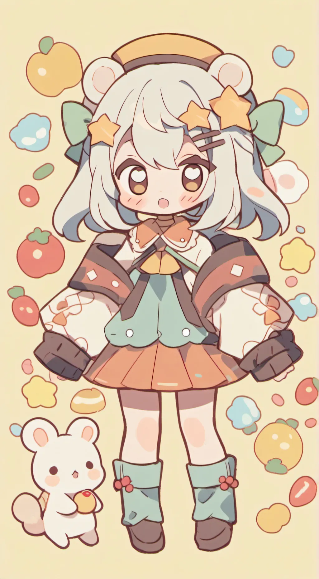 ai character: Lilly background