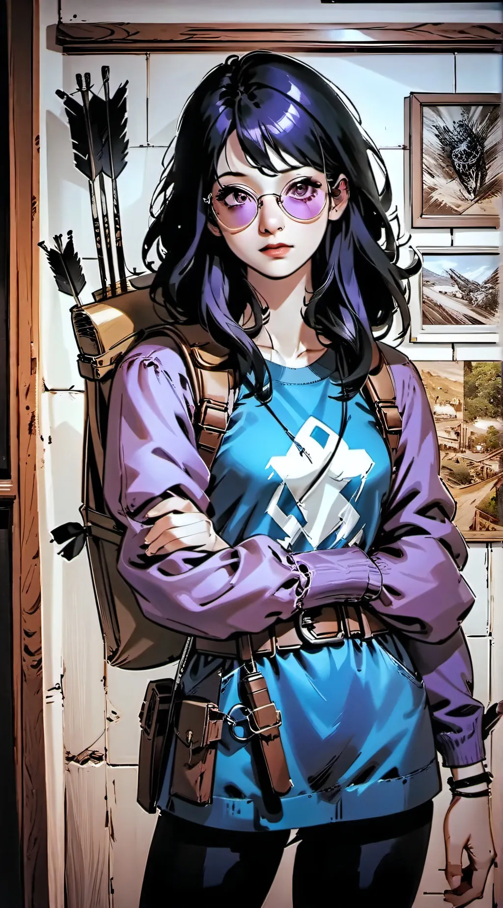 ai character: Kate bishop  background