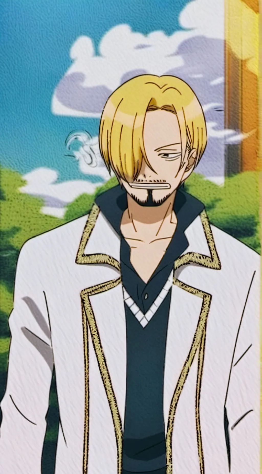 ai character: Sanji background